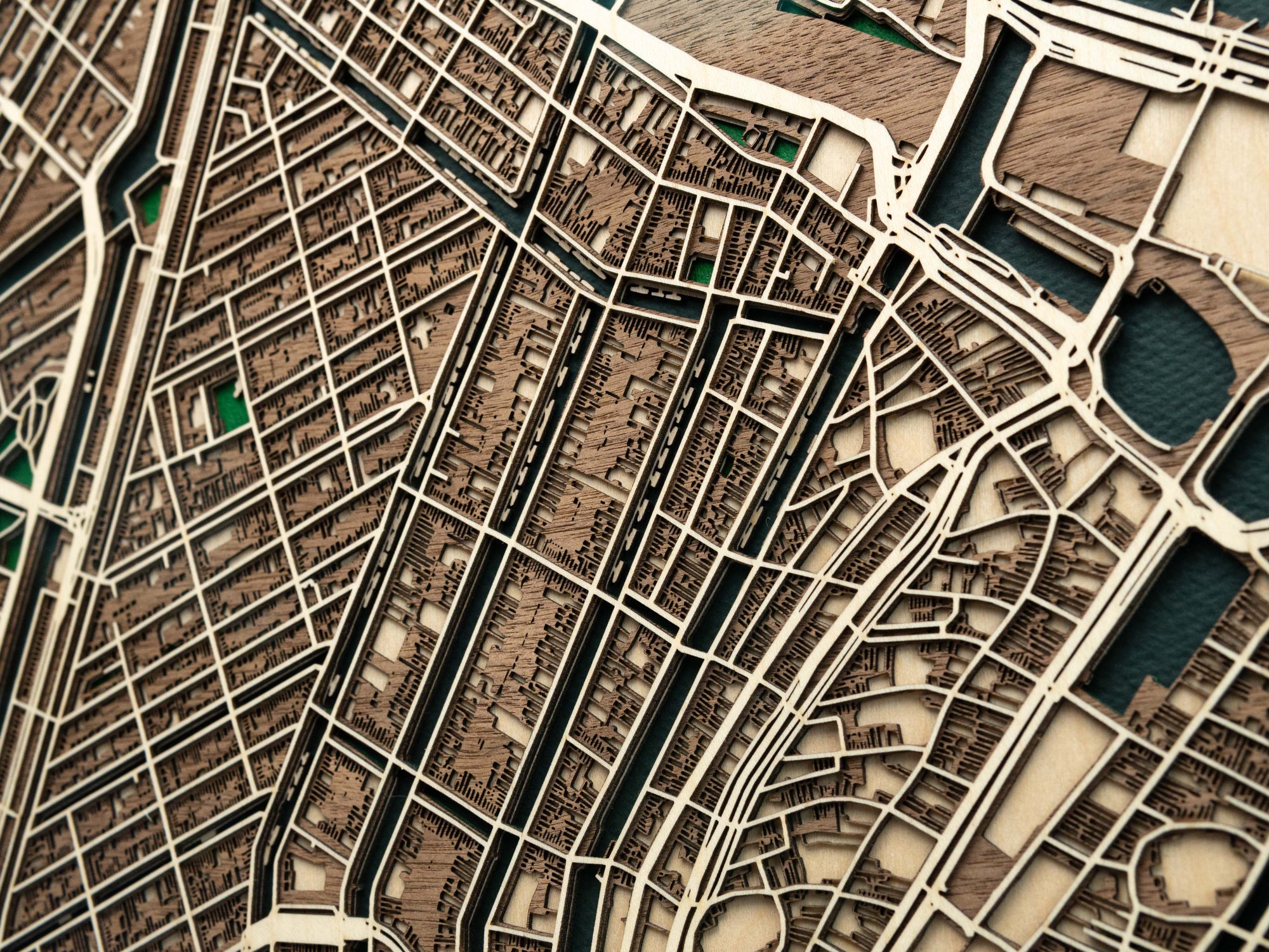 Amsterdam Jordaan – Unique City Map Art - MAPLAB