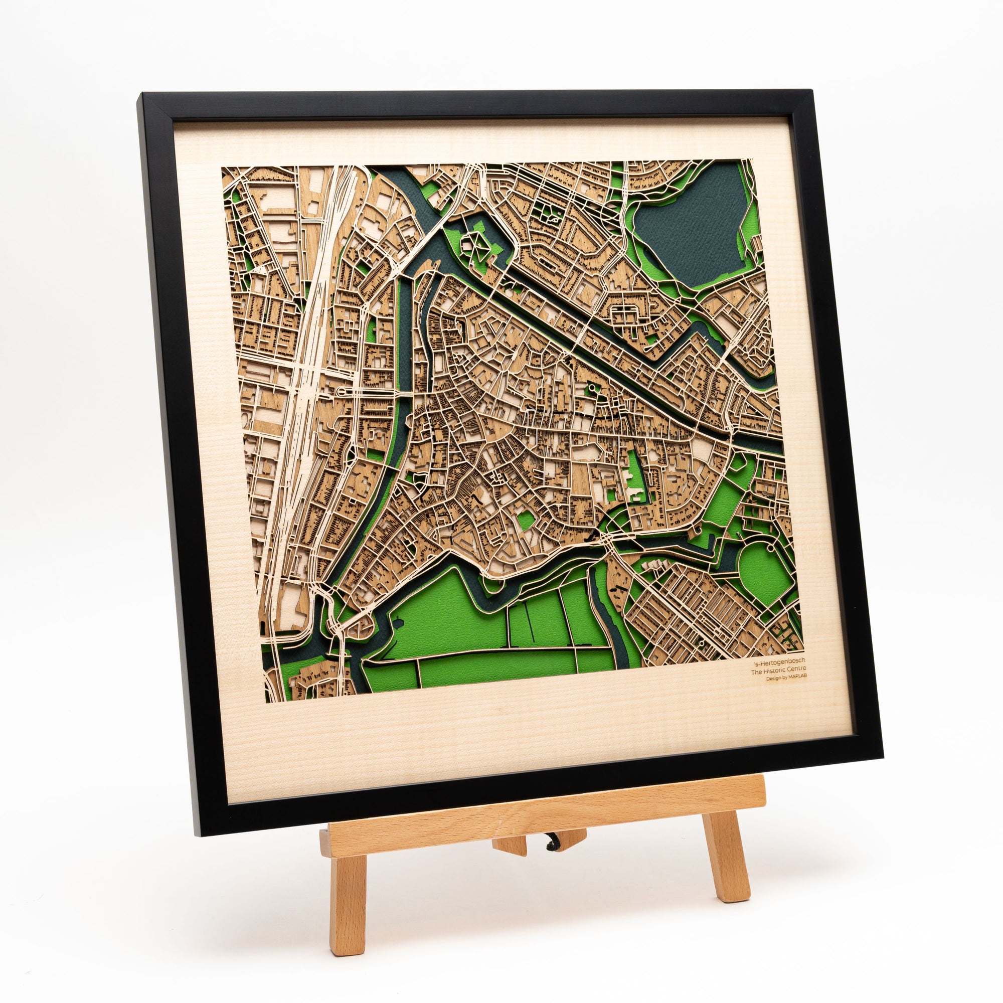 's-Hertogenbosch Centre Map Art - Limited Edition - MAPLAB