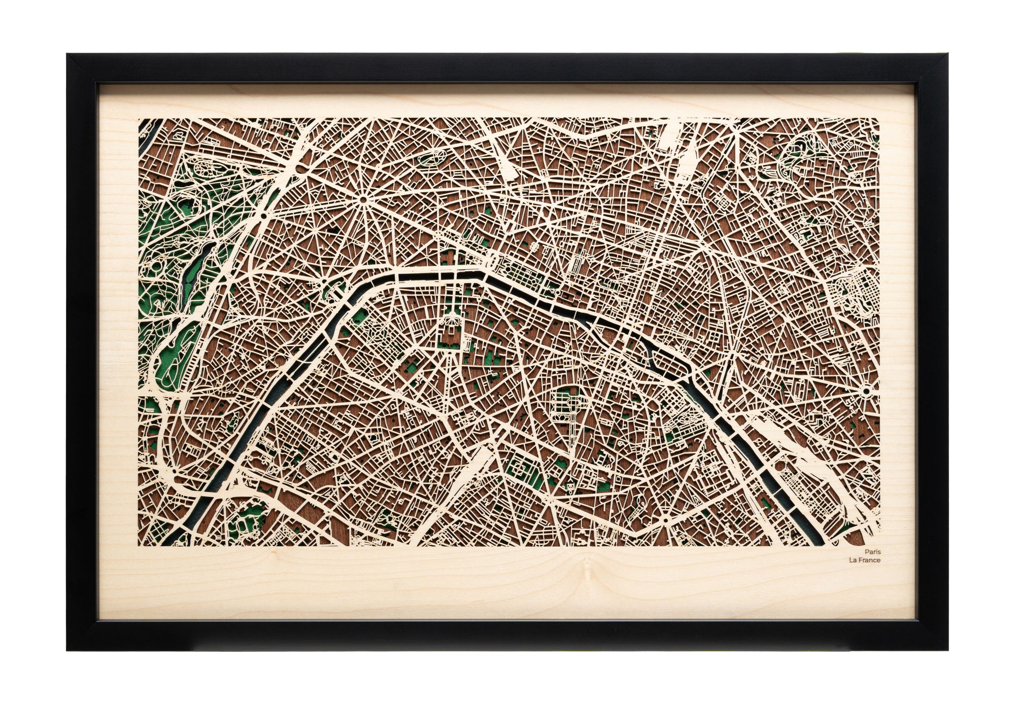 Paris Panorama Wall Art - 45x30cm - MAPLAB