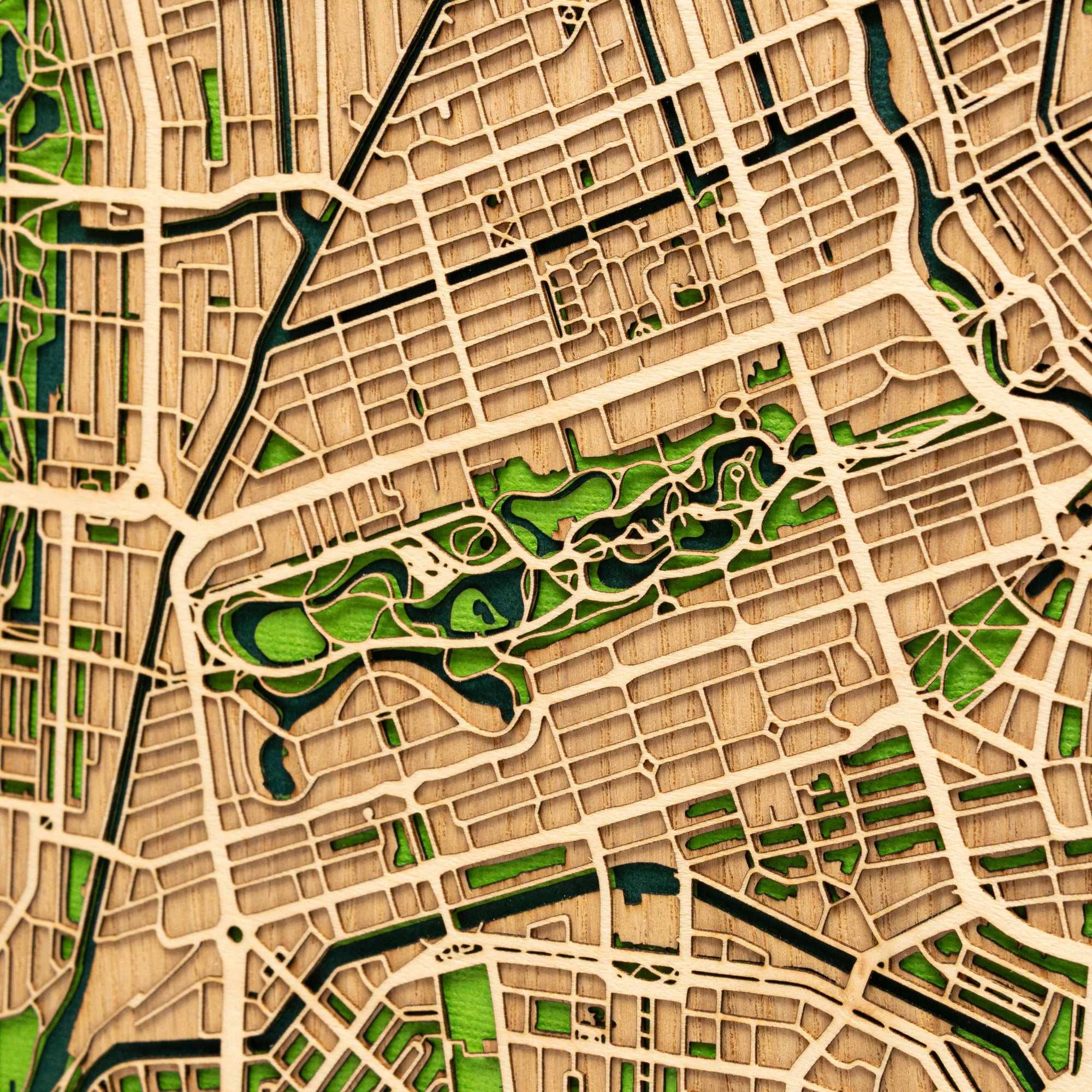 Amsterdam Oud-West & Oud-Zuid Map Art - MAPLAB