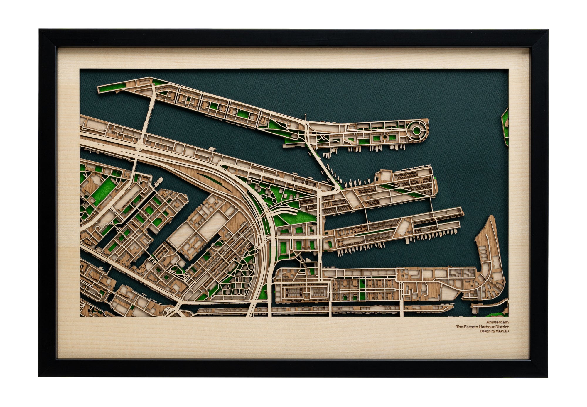 Eastern Harbour Amsterdam Artwork - Limited Edition - MAPLAB