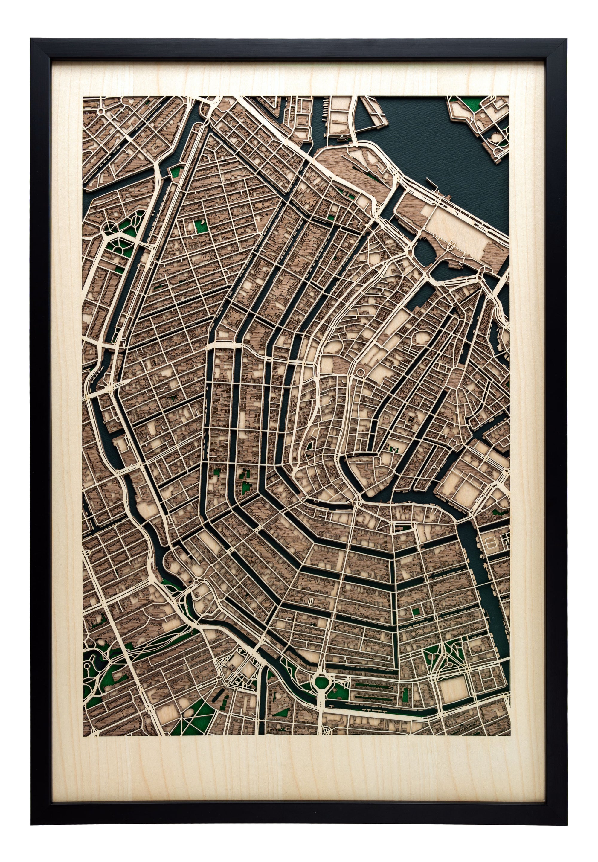 Amsterdam Jordaan – Unique City Map Art - MAPLAB