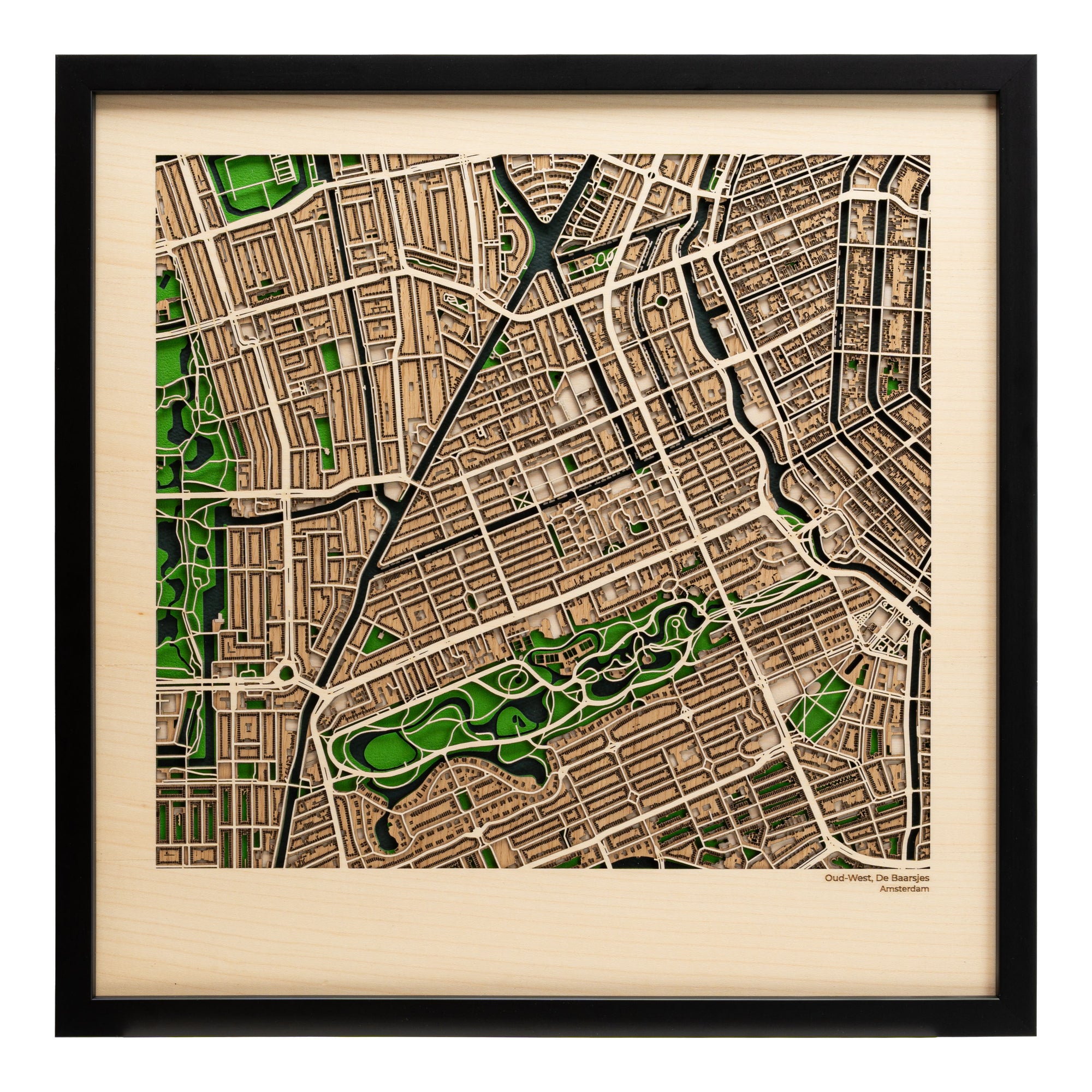 Oud-West, De Baarsjes – Limited Edition Art Print – MAPLAB