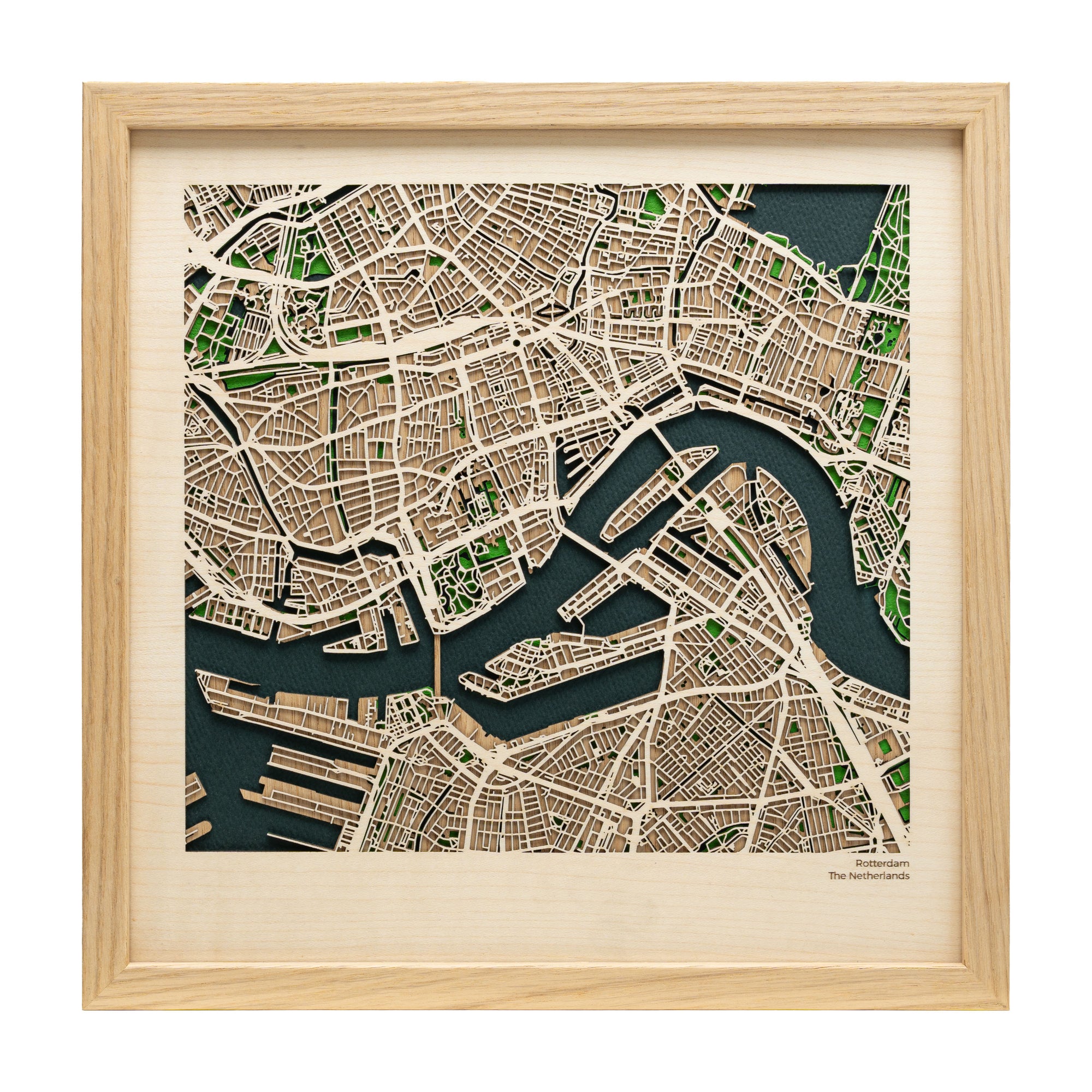 High-Quality Rotterdam 30×30cm Wall Art - MAPLAB