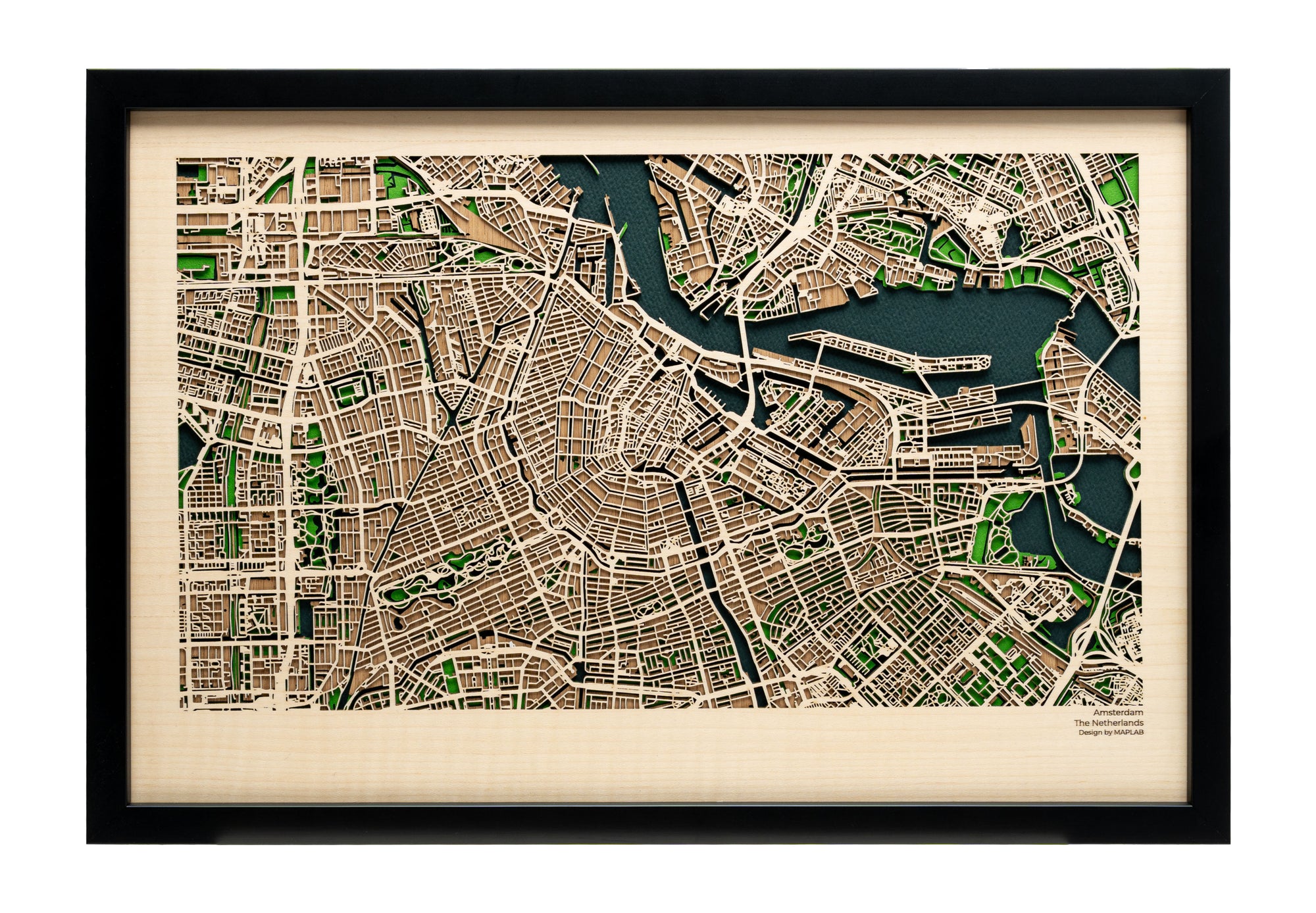 Amsterdam Panoramic Wall Art – Medium XL Series - MAPLAB